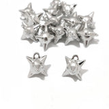 8Pcs Alloy Thorns & Ball Pendants for Hip Hop Jewelry Making