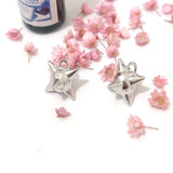 8Pcs Alloy Thorns & Ball Pendants for Hip Hop Jewelry Making