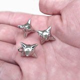 8Pcs Alloy Thorns & Ball Pendants for Hip Hop Jewelry Making