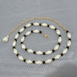 Metal Beaded Pearl Waist Chain Belt/Necklace/Bracelet