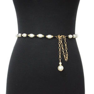 Metal Beaded Pearl Waist Chain Belt/Necklace/Bracelet