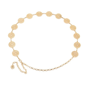 Hot Girl Sexy Golden Leaf Waist Chain for Party/Club Idol Costume Jewelry