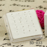 20PCS Round Crystal Nose Stud Nose Ring Body Jewelry
