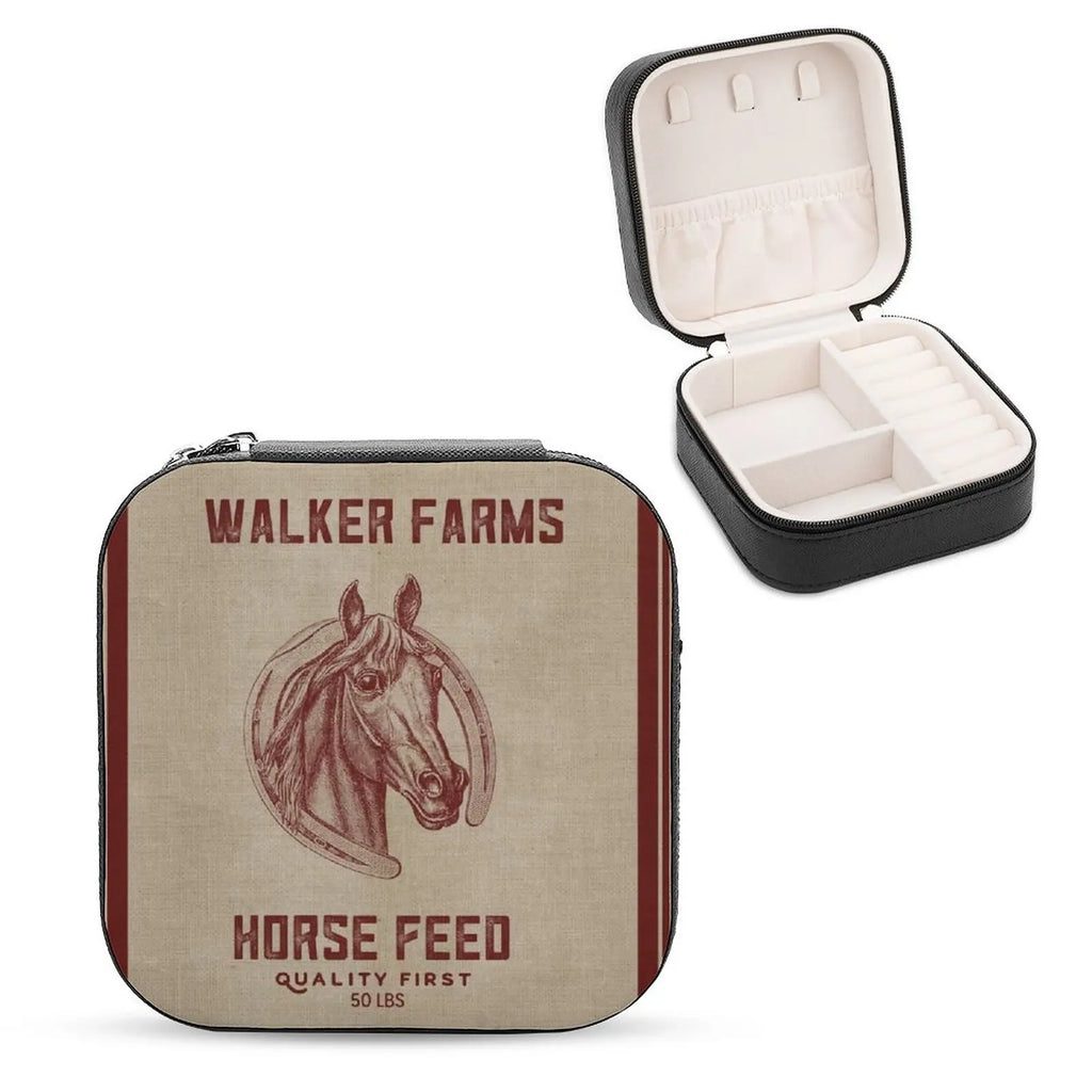 Walker Farms Horse Feed Vintage Sack Jewelry Storage Box