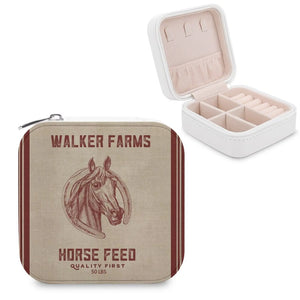 Walker Farms Horse Feed Vintage Sack Jewelry Storage Box