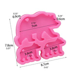Polar Bear Family Silicone Mold Set