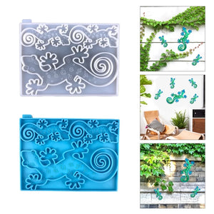 Lizard Wall Decoration Epoxy Resin Mold Silicone Mould