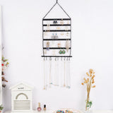 Wall Earring Organizer, Hanging Jewelry Organizer Earring Holder Stand