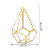 Geometric Terrarium Modern Indoor Opening Polyhedron Pot Containers Decor