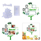 Family Tree Epoxy Resin Casting Molds Photo Frame Mold