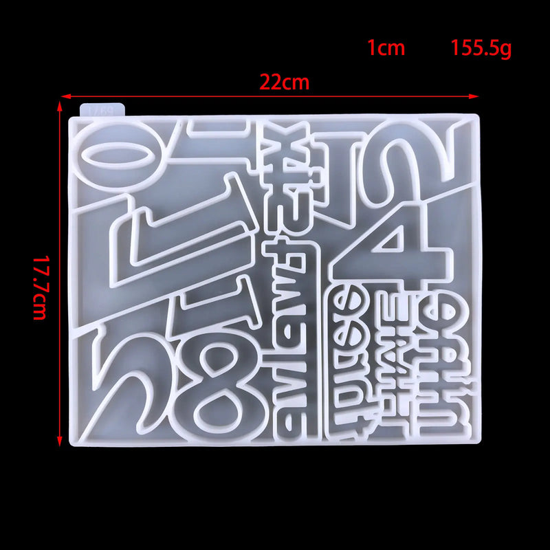Silicone Mold DIY Wall Clock Ornament