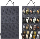 Felt Hair Claw Crabs Storage Bag for Women Hairgrip Shark Organizer