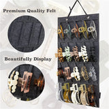 Felt Hair Claw Crabs Storage Bag for Women Large Hairgrip Organizer