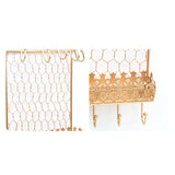 Wall Hanging Jewelry Organizer Necklace Earring Holder Storage Stand