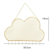 Golden Cloud Wall Jewelry Rack, Earring Holder Organizer Display