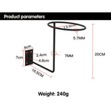 Wall Mount Helmet Basketball Wig Stand Holder Hat Storage