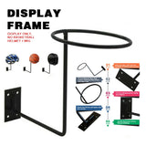 Wall Mount Helmet Basketball Wig Stand Holder Hat Storage