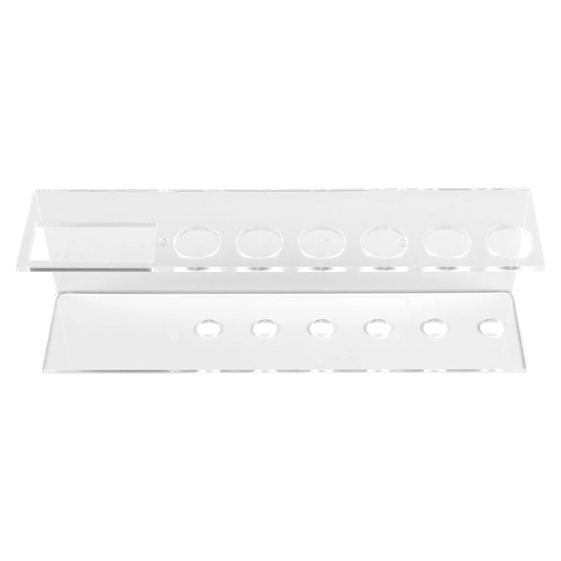 Acrylic Dry Erase Marker Holder, 6 Slot Clear Organizer