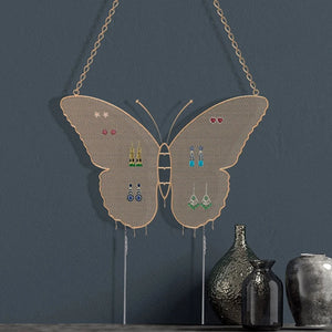 Butterfly Earring Organizer Wall Mounted Jewelry Holder Display