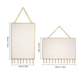 Wall Mounted Jewelry Holder with Hooks