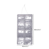 16-Pocket Sunglasses Storage Organizer Grey