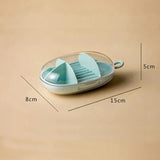 Wall-Mounted Mini Jewelry Box Transparent Earrings Storage