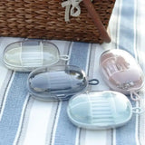 Wall-Mounted Mini Jewelry Box Transparent Earrings Storage