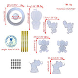 Wall-mounted Wind Chime Mould Crystal Epoxy Creative Silicone Mould