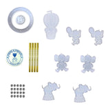 Wall-mounted Wind Chime Mould Crystal Epoxy Creative Silicone Mould