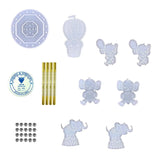 Wall-mounted Wind Chime Mould Crystal Epoxy Love Gift