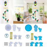 Wall-mounted Wind Chime Mould Crystal Epoxy Love Gift