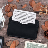 Personalized Wallet Card for Boyfriend Husband Man