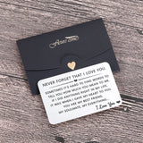 Personalized Wallet Card for Boyfriend Husband Man