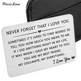 Personalized Wallet Card for Boyfriend Husband Man