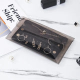 Leather Earring Storage Bag Travel Portable Jewelry Box Case