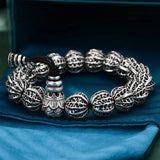 Ethnic Walnut Bracelet with Buddha Bead for Men