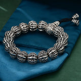 Ethnic Walnut Bracelet with Buddha Bead for Men