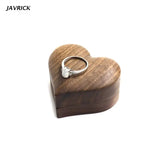 Walnut Engagement Ring Box Jewelry Storage Box for Marriage