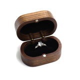 Vintage Wooden Jewelry Box for Necklace Earrings Ring