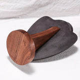 Walnut Portrait Neck Display Stand Necklace Model Storage Rack