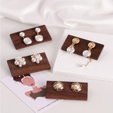 Wooden Display Stand for Walnut Stud Earrings