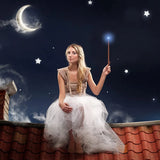 10 Pcs Light and Sound Wizard Wands, Illuminating Wand, Party Costume Accessory