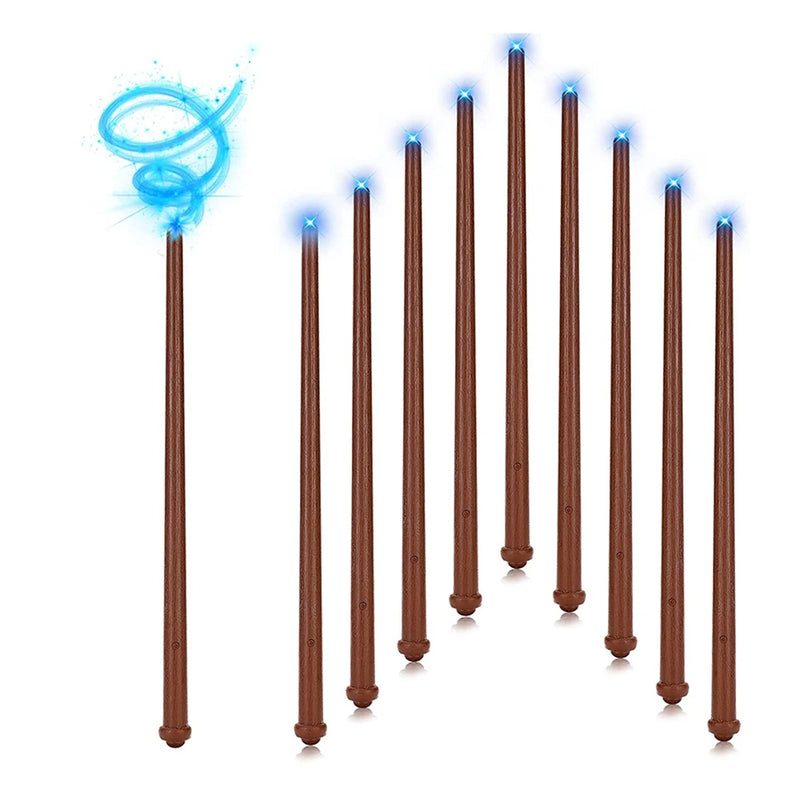 10 Pcs Light and Sound Wizard Wands, Illuminating Wand, Party Costume Accessory