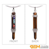 7 Chakra Dowsing Pendulum Reiki Healing Pencil Point 80mm
