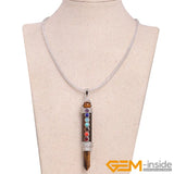 7 Chakra Dowsing Pendulum Reiki Healing Pencil Point 80mm