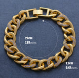 Wando 24K Zircon Bracelet for Women/Men Copper Ethiopian Jewelry