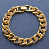 Wando 24K Zircon Bracelet for Women/Men Copper Ethiopian Jewelry
