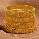 Wando 24k Bangle for Women Dubai Bride Wedding Ethiopian Bracelet