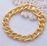 Vintage Crystal Bracelet Zircon Micro-inlaid Square Zircon Jewelry