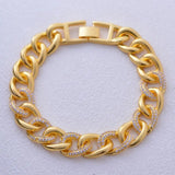 Vintage Crystal Bracelet Zircon Micro-inlaid Square Zircon Jewelry